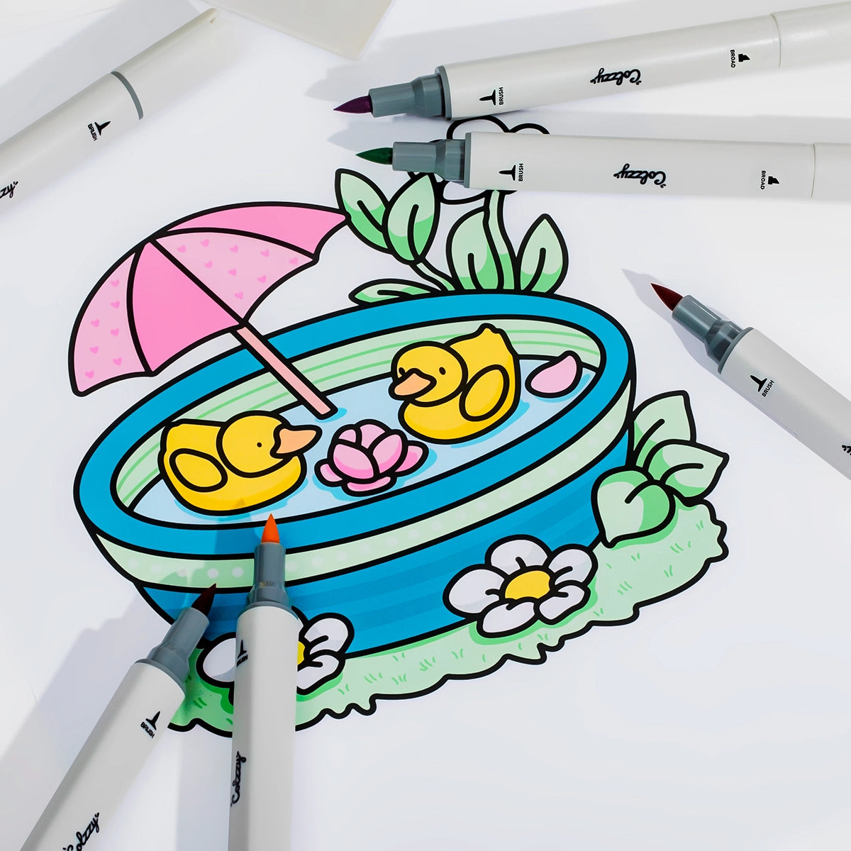 Премиум арт маркери с алкохолно мастило - 128 Цвята