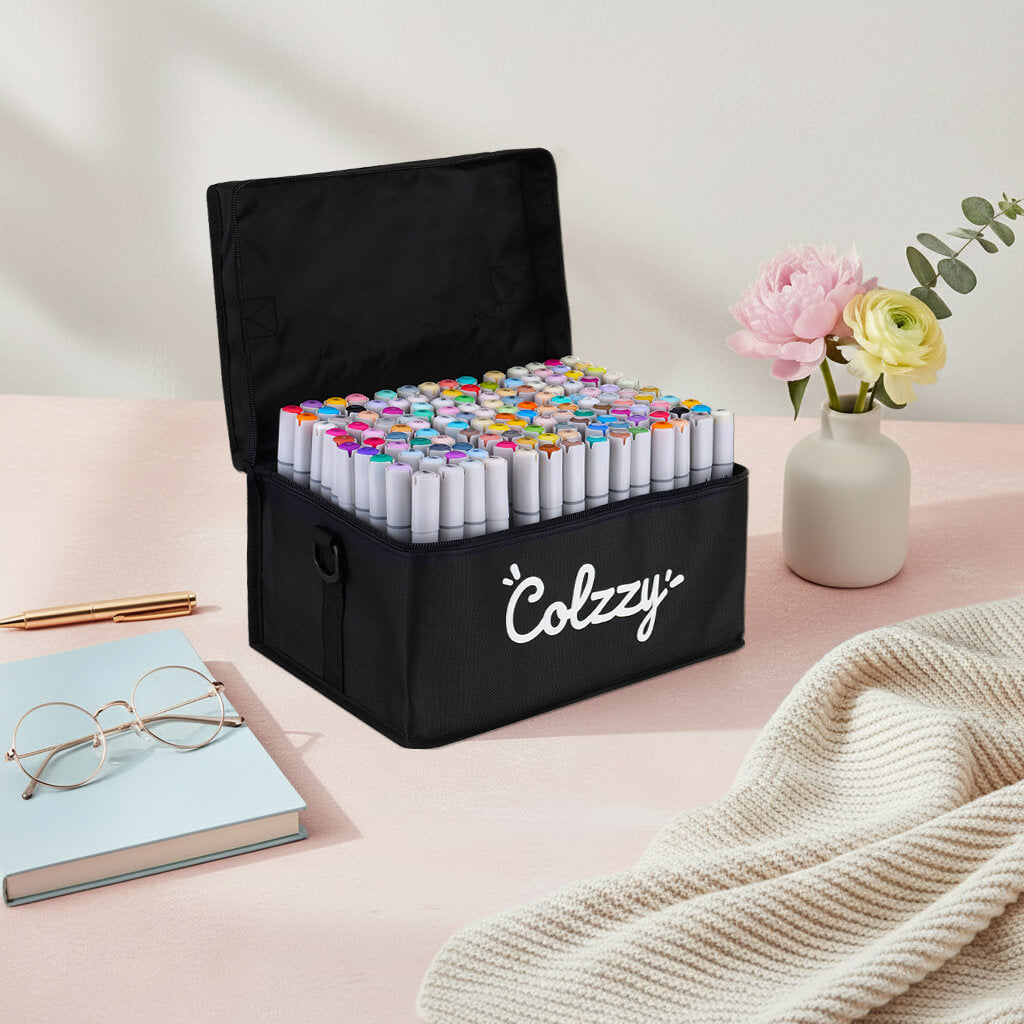 Премиум арт маркери с алкохолно мастило - 128 Цвята